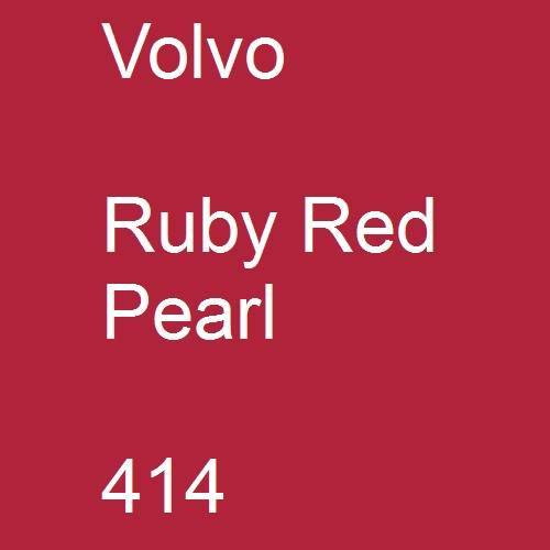 Volvo, Ruby Red Pearl, 414.